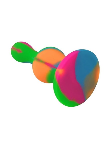 silicone butt plug multi color