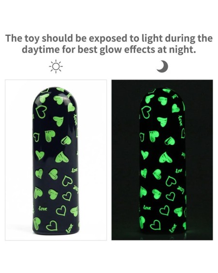vibrant bullet glow-in-the-dark