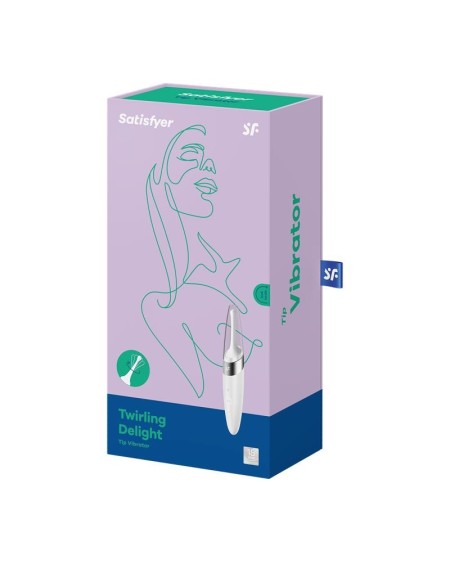 twirling delight rotating stimulator white