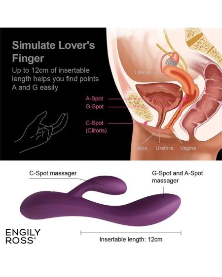 bacall 3.0 vibe injected liquified silicone double motor usb