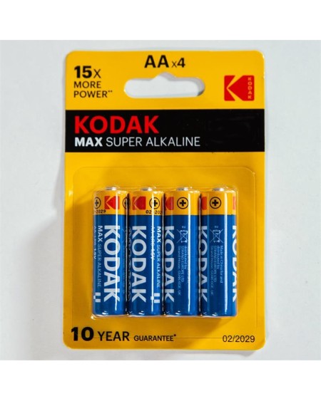 alkaline super max aa lr6 battery blister of 4