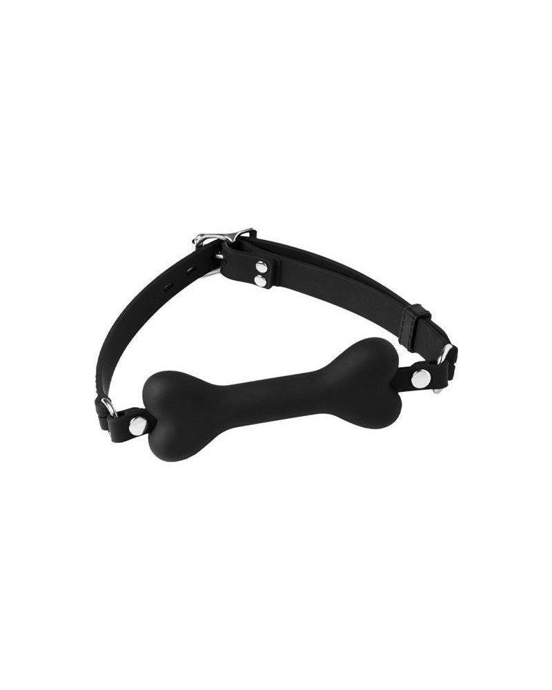 mouthgag with dogbone noir