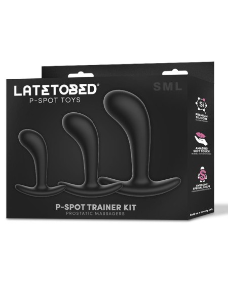 set of 3 p-spot trainer prostatic massagers