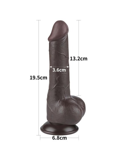 sliding peau dual layer dildo 7.5