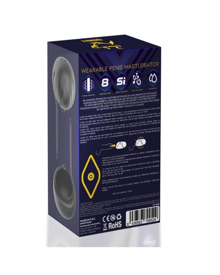 clipex adjustable male masturbator with clip system premium silicon...