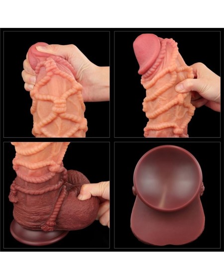 dildo dual layer king size nature 10.5