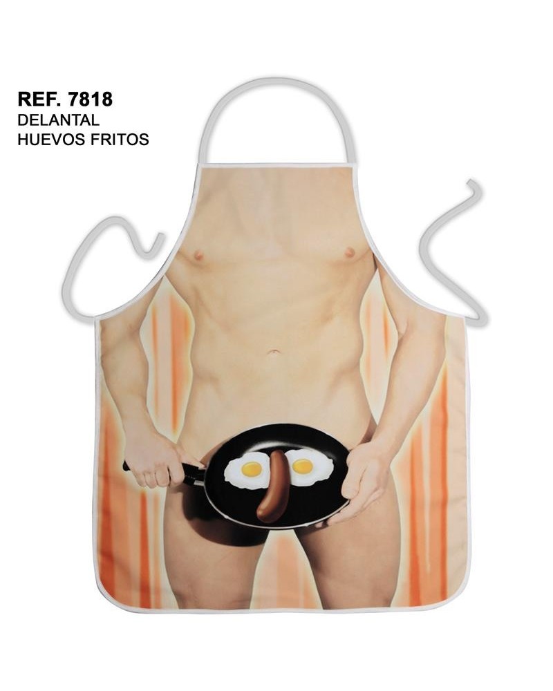 naked fried eggs apron