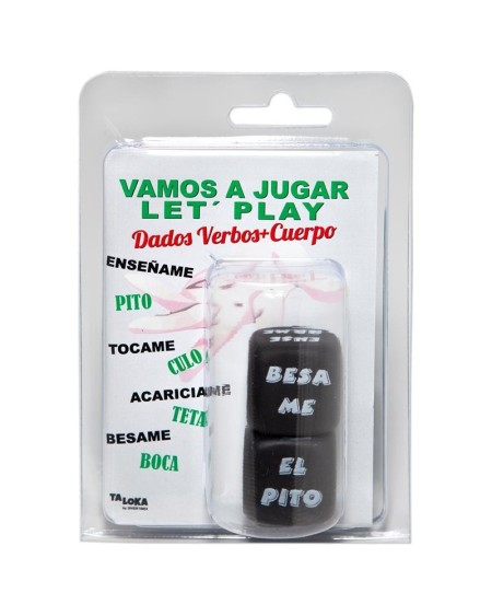 set of action dice and a doby parts dice.