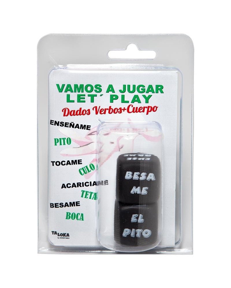 set of action dice and a doby parts dice.