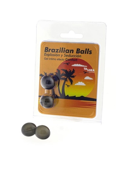 set 2 brazilian balls gel comfort effect