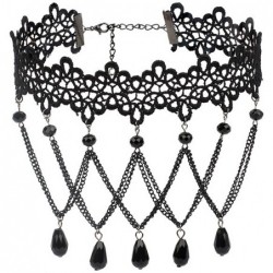 Ras de cou Lace Chains Noir