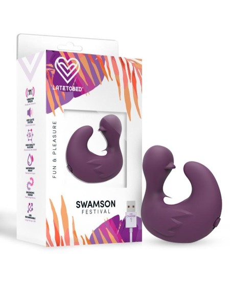 swamson stimulator duckling thimble usb silicone violet