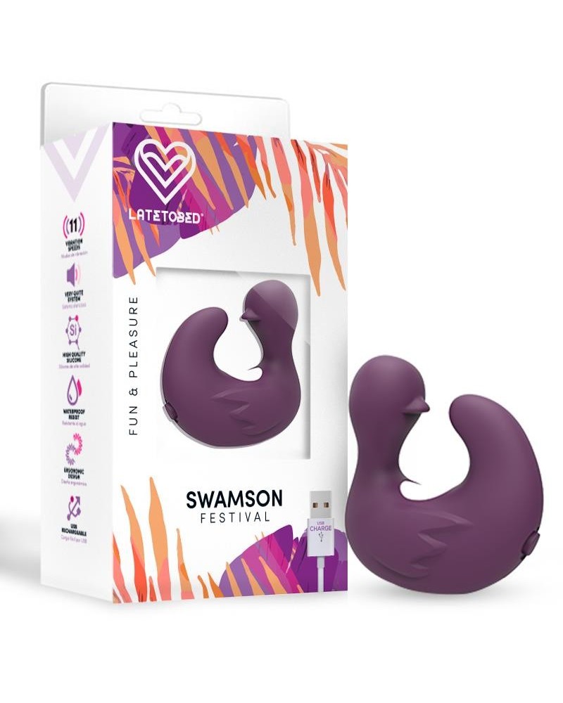 swamson stimulator duckling thimble usb silicone violet