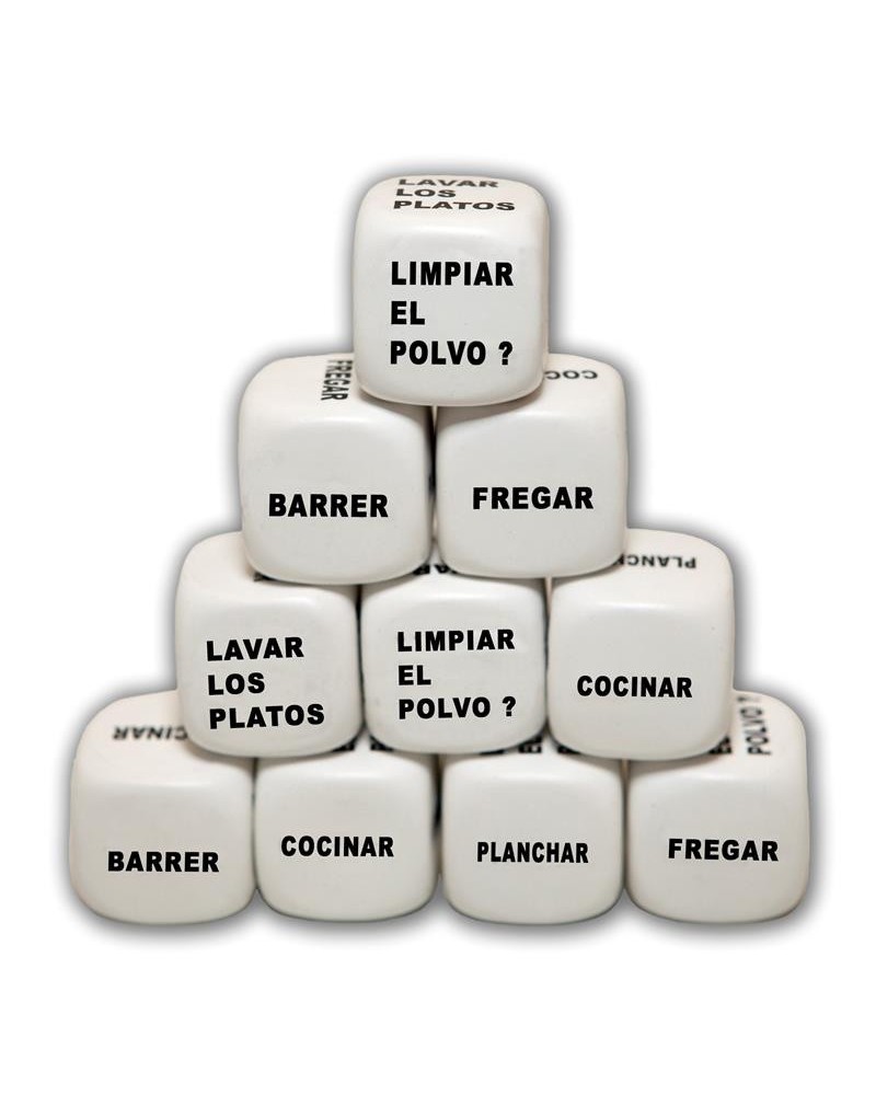 1 white dice stay at home