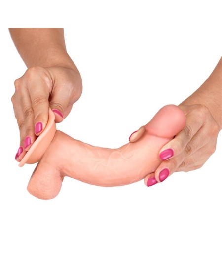 slidy réaliste dildo dual layer retractable and adjustable 8