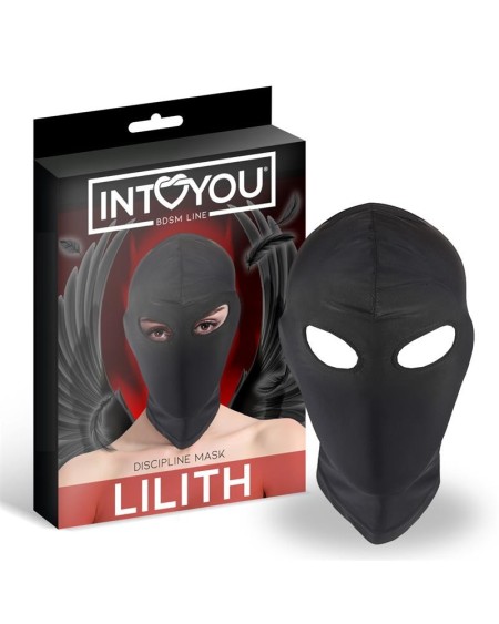 lilith incognito mask with opening in the eyes noir