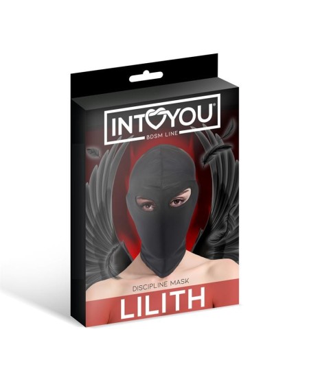 lilith incognito mask with opening in the eyes noir