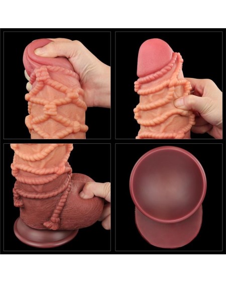 dildo dual layer king size nature 9.5