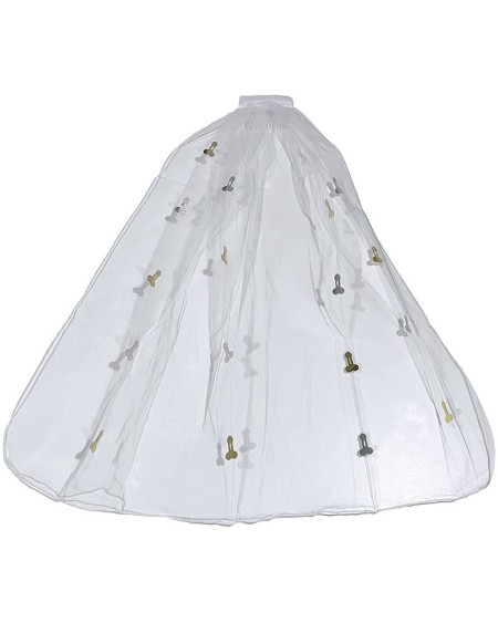 veil with gols penis ornaments