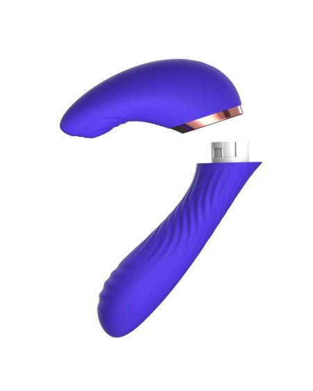 rayden detachable rotating beads vibrator with pulsation two positions