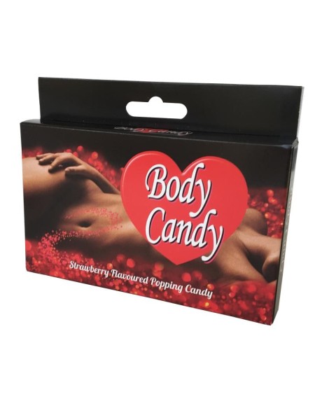 popping candy strawberry flavor body candy 2x16gr
