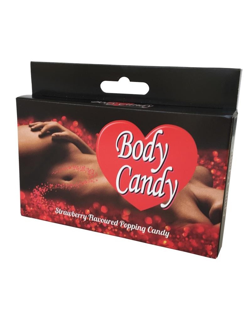 popping candy strawberry flavor body candy 2x16gr