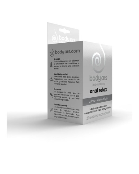 single dose anal relaxing water based lubricant gel 20 x 4 ml