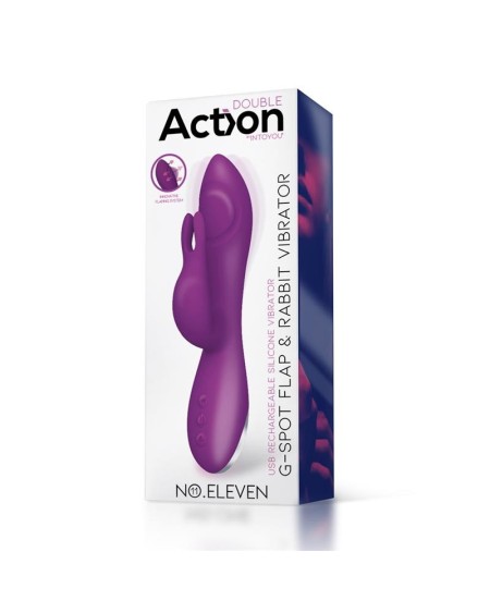 no. eleven vibrator with bunny, g-spot and pulse function magnetic...