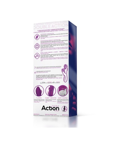 no. eleven vibrator with bunny, g-spot and pulse function magnetic...