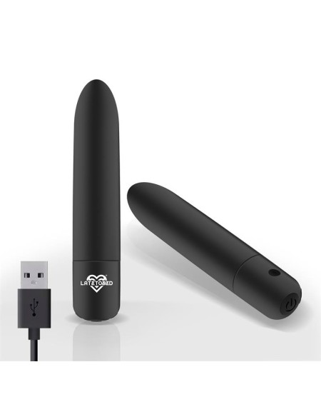 shoty vibrant bullet usb 10 speeds powerful motor noir