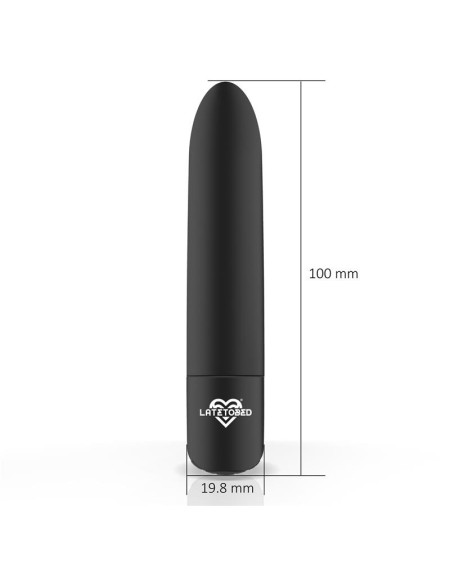 shoty vibrant bullet usb 10 speeds powerful motor noir