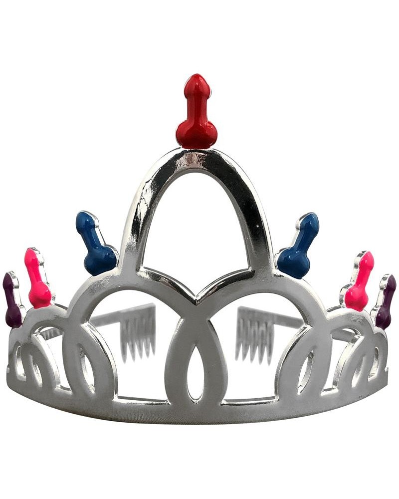 tiara with penis-shaped ornaments