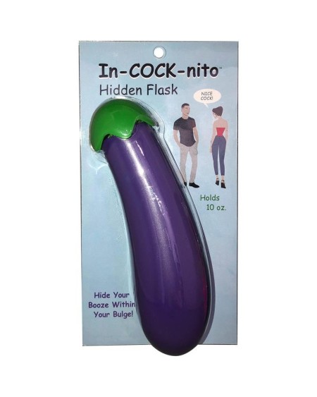 eggplant shapped bottle in-cock-nito flask