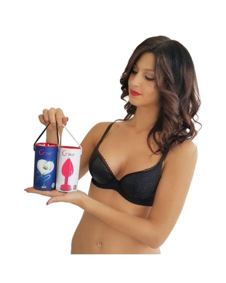 gplug butt plug neon rose size s