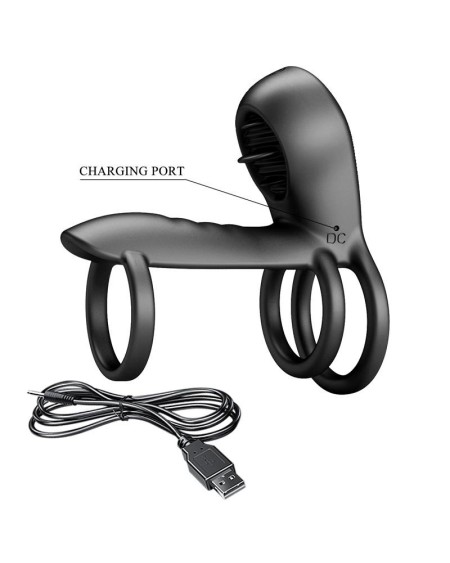 jammy triple vibrant penis ring usb