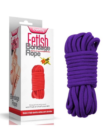 bondage rope souple violet