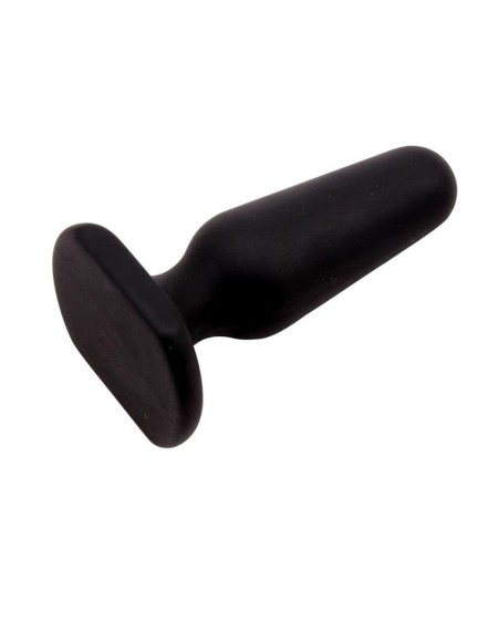 butt plug 7.5 x 2.5 cm silicone noir