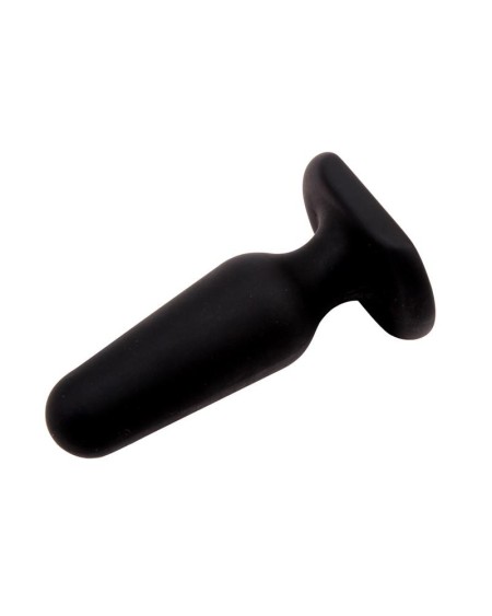 butt plug 7.5 x 2.5 cm silicone noir