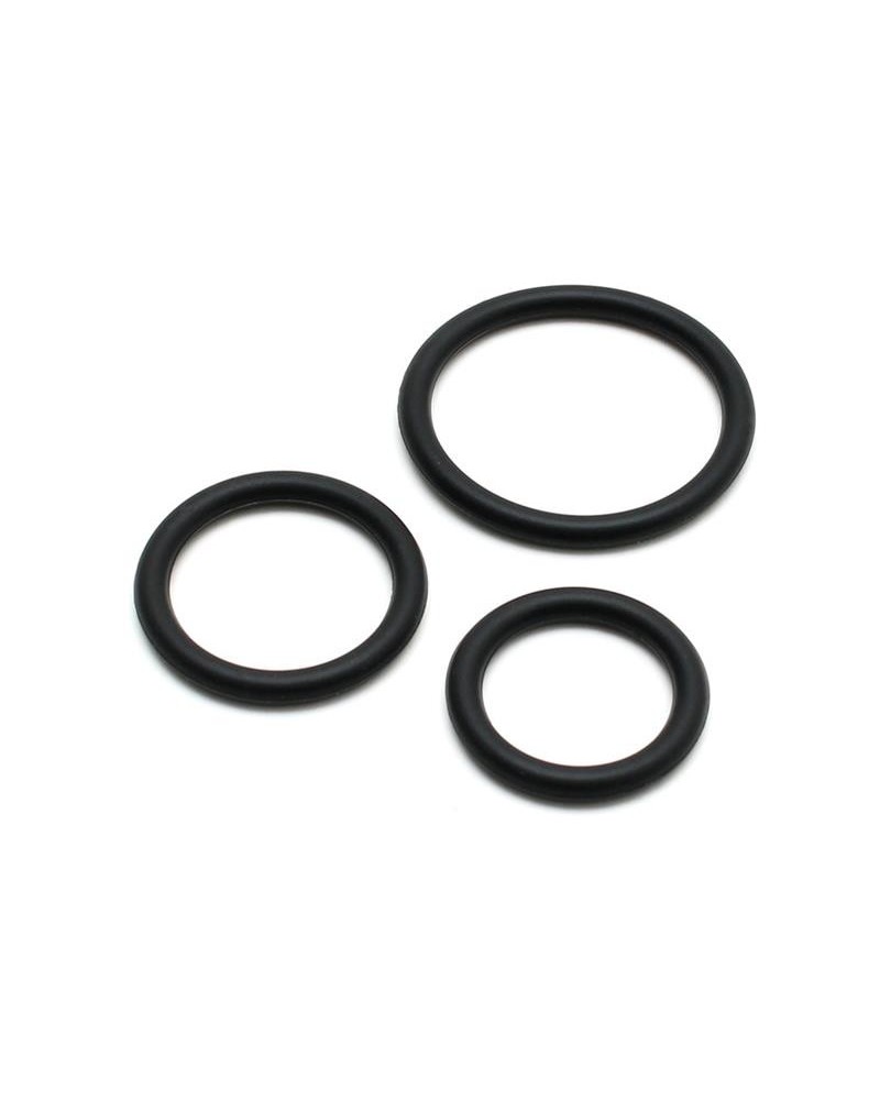 set of 3 silicone penis rings
