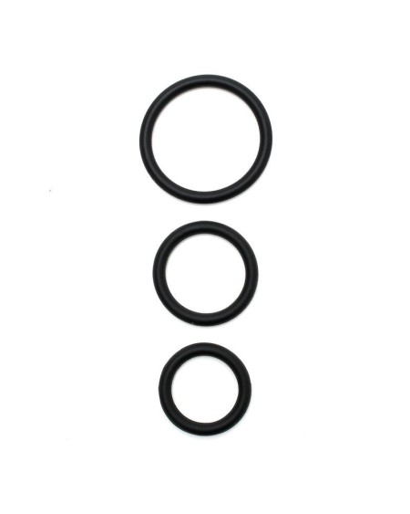 set of 3 silicone penis rings