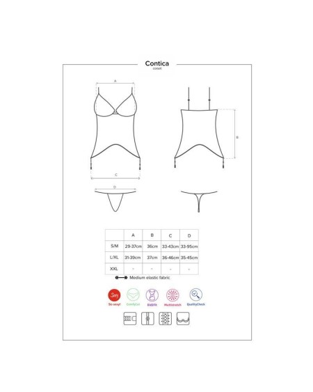garter set contica size lxl