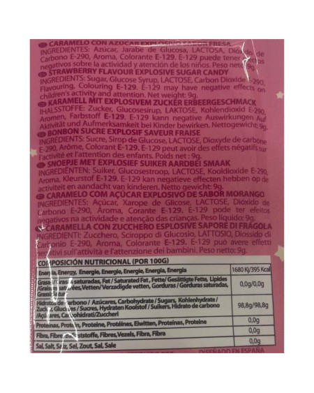 explosive candies oral sex popping candies 1 sachet strawberry flavor