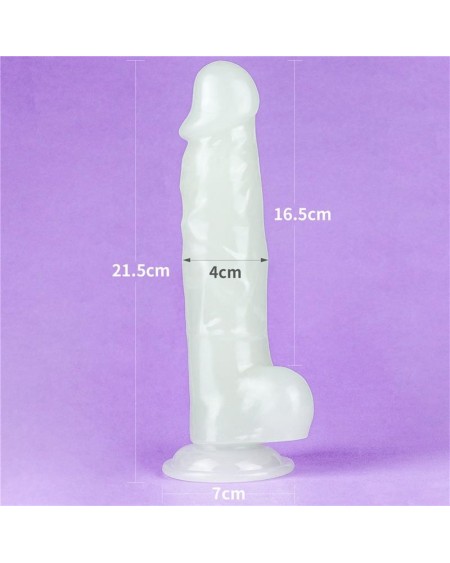 dildo 8.5 lumino blue light