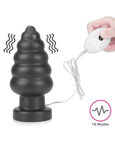 vibrant anal plug king sized 7 noir