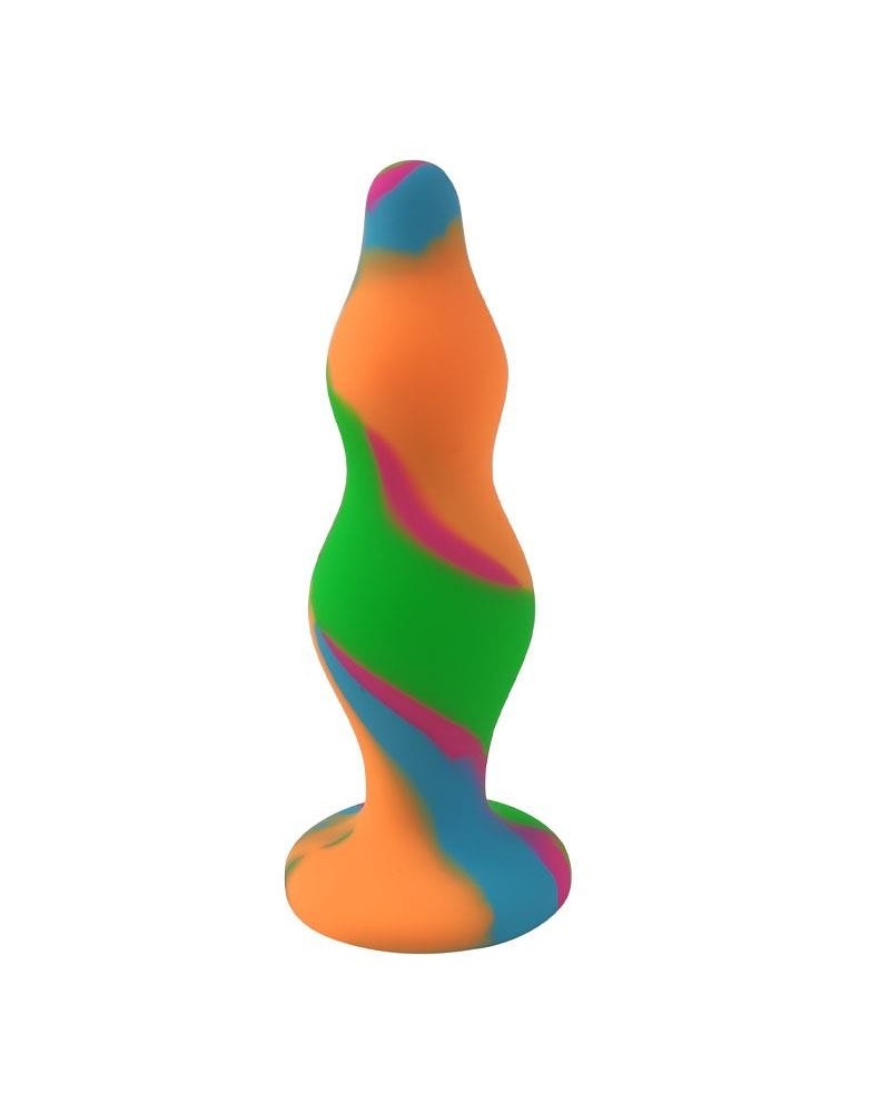 silicone butt plug multi color