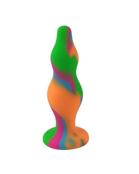 silicone butt plug multi color