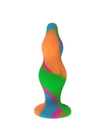 silicone butt plug multi color