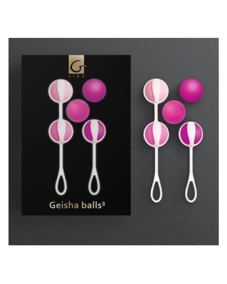 set of 5 geisha balls3 sugar rose