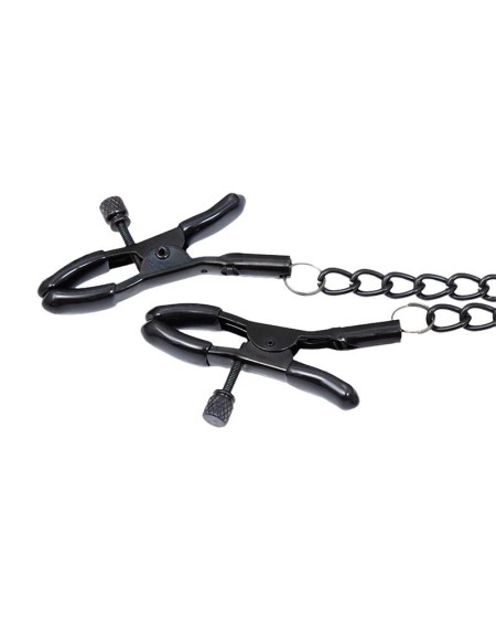 llar with nipple clamps diamond vegan leather