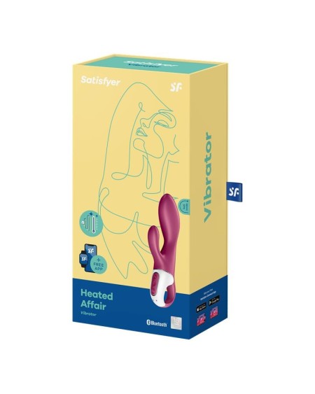 heated affair vibrador with heat effect g-spot usb silicona